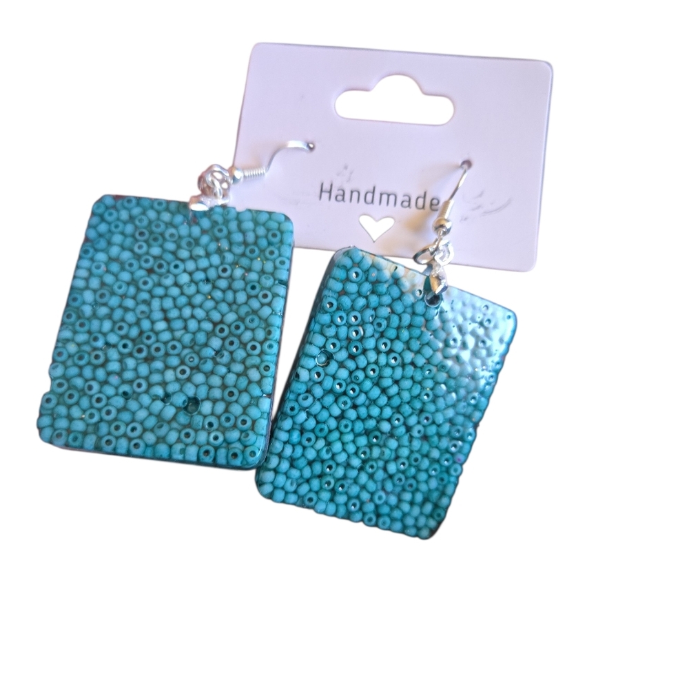 Resin Dangle Earrings – Hand Crafted Lightweight Jewelry 500